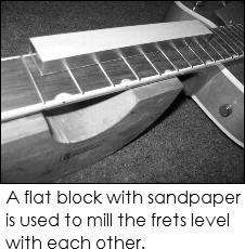 Fret leveling